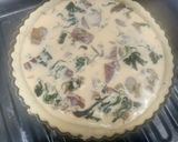 Foto langkah ke 9 dari resep Spinach Quiche with smoke beef.