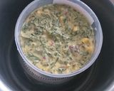A picture of step 2 of Steamed arrow roots leaves Bhajia#my creative arrowroot contes.