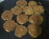 A picture of step 6 of Lotus stem kababs.