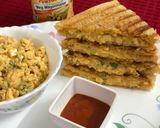 A picture of step 7 of Tandoori Mayo Paneer Grilled Sandwich.