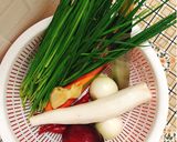 Hình bước làm 2 của món Kim chi cải thảo