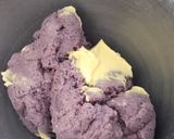 Foto langkah ke 6 dari resep Donat Ubi Ungu (Purple Yam Murasakiimo Donuts).