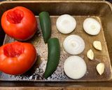 A picture of step 1 of Tomato Jalapeno Chipotle Sauce.