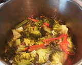 Foto del paso 1 de la receta: Salteado verde con tofu de espinacas y salsa de soja