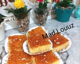 صورة لخطوة 8 من وصفة بسبوسة بذوق الليمون 🍋🍋🍋🍋