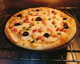 A picture of step 3 of Chicken Tikka Pizza 🍕🍕.