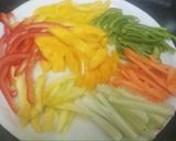 A picture of step 1 of Thai Rice Noodle Salad.