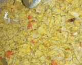 A picture of step 2 of Leftover with a twist.