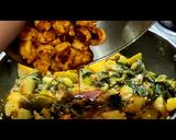 A picture of step 9 of Poi chingudi curry (Prawns cooked with basella and vegetables).
