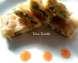 Foto langkah ke 6 dari resep Martabak Telor Teflon / Wajan.