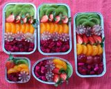 Foto langkah ke 3 dari resep Puding Buah.