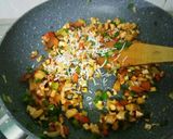 A picture of step 8 of Vegetable paneer rice samosa.