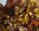 লাল সবুজ ক্যাপ্সিকাম রেসিপির ধাপ 4 ছবি