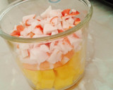 Foto del paso 12 de la receta: Ensalada de mango y langostinos con mayonesa de brandy