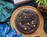 A picture of step 12 of Pizza brownies 🍕🥧🎂🇺🇸.