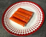 Tejszínes surimi (hamis rák) penne recept fázis 1 fotója