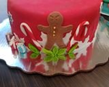Foto del paso 5 de la receta: Pastel de fondant- diseño navideño