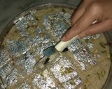A picture of step 8 of Coconut Barfi.