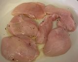 A picture of step 2 of Chicken Caesar Salad.