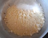 A picture of step 3 of Water Spinach Chilla.