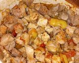 Lecsós sertéspörkölt recept fázis 3 fotója
