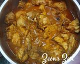 A picture of step 3 of Rogan Murgh/Chicken.