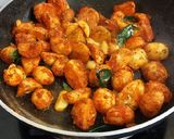A picture of step 5 of Baby Potato Fry with Corn Flour.