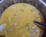 A picture of step 1 of Chickpea flour pancake.
