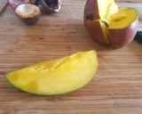 A picture of step 7 of Mango and Passionfruit Cheesecake.