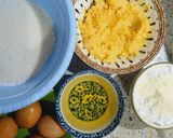 Foto langkah ke 1 dari resep Cake Tape Pandan Gluten Free.