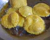 A picture of step 4 of Cornmeal Papadi.