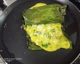 A picture of step 5 of Traditional Gujarati Rice Panki.