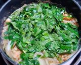 Hình bước làm 2 của món Canh MÍT non lá lốt nấu tôm
