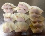 A picture of step 3 of Small Gyoza Dumpling with Yui’s Nam Pla Plick.