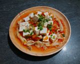 Hình bước làm 4 của món Đậu hũ sốt cà nấm (Eat clean)