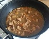 A picture of step 7 of Vickys Pork & Apple Casserole, GF DF EF SF NF.