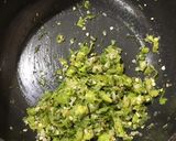 A picture of step 5 of Green chilli techa.