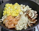 蝦香豆腐嫩蛋煲(簡單料理）的食譜步驟8照片