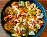 A picture of step 3 of Mike's Garlic Shrimp & Crab Meat In Sweet Chili Sauce.