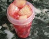 A picture of step 2 of Frozen Muskmelon Pepsicles in RoohAfza.