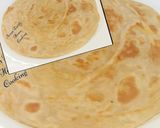A picture of step 2 of Lachha Paratha with Frozen Method(flaky layered flatbread).