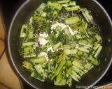 A picture of step 2 of Persian celery stew (khoresh karafs).