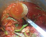 Foto del paso 3 de la receta: Bacalao con tomate y pimientos al horno