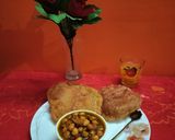 A picture of step 3 of Kabuli chana masala.