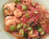 Foto langkah ke 5 dari resep Oseng udang cabe ijo.
