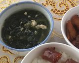 Hình bước làm 3 của món Canh rong biển thịt bằm