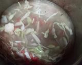 A picture of step 2 of Hot n Sour Soup.
