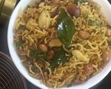 A picture of step 5 of Namkeen Sev.