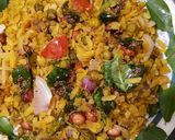 चटपटा प्याजी पोहा(chatpata pyazi poha recipe in hindi) रेसिपी चरण 4 फोटो