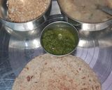 A picture of step 4 of Kuttu ka parantha.